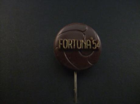 Fortuna '54 voetbalclub (nu Fortuna Sittard) bal met logo